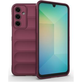 Mobigear Bumpy Coque Samsung Galaxy A16 Coque arrière en TPU Souple - Rouge