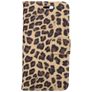 Mobigear Leopard Housse iPhone SE (2022) Etui Porte-Monnaie - Jaune