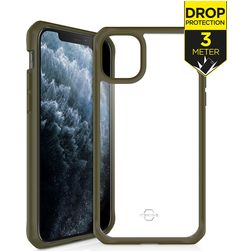 ITSkins HybridSolid Coque iPhone 11 Pro Coque arrière Rigide Anti-Chocs - Kaki