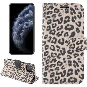 Mobigear Leopard Housse iPhone 13 Pro Etui Porte-Monnaie - Marron