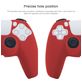 Mobigear Classic Coque Playstation 5 controller Thin Coque en Silicone Souple - Rouge