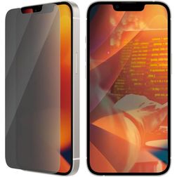 PanzerGlass Classic Fit iPhone 13 Verre trempé Protection d'écran Confidentialité - Compatible Coque