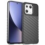 Mobigear Groove Coque Xiaomi 13 Coque arrière en TPU Souple - Noir