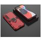 Mobigear Armor Ring Coque Xiaomi Mi 10 Coque arrière Rigide Anti-Chocs avec Anneau-Support - Rouge