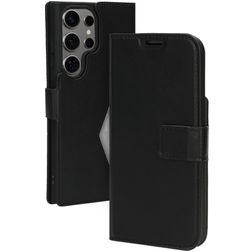 Mobiparts Classic Wallet Housse Samsung Galaxy S24 Ultra Etui Porte-Monnaie - Noir