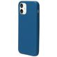 Mobiparts Coque iPhone 12 Mini Coque arrière en Silicone - Blueberry Blue