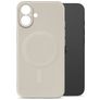 My Style Protective Flex Coque iPhone 16 Plus MagSafe Coque arrière en TPU Souple - Antique White