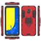 Mobigear Armor Ring Coque Samsung Galaxy J6 (2018) Coque arrière Rigide Anti-Chocs avec Anneau-Support - Rouge
