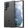 Mobigear Rugged Shield Coque Samsung Galaxy S22 Ultra Coque arrière en TPU Souple Anti-Chocs - Noir
