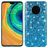 Mobigear Glitter Coque Huawei Mate 30 Coque arrière Rigide - Bleu
