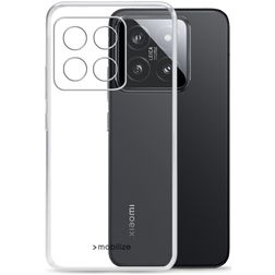 Mobilize Gelly Coque Transparente Xiaomi 14 Coque arrière en TPU Souple - Transparent