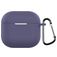 Mobigear Colors Coque Apple AirPods 4 Coque en Silicone Souple - Gris