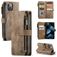 Caseme C30 Housse iPhone 13 Etui Porte-Monnaie - Marron