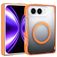 Mobigear Crystal iPhone Duo MagSafe Plastique rigide Coque arrière - Orange