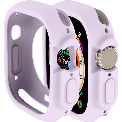 Mobigear Colors Coque Apple Watch Ultra - 49 mm Coque Rigide - Violet