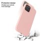 Mobigear Rubber Touch Coque iPhone 12 Coque arrière en Silicone - Dark Blue
