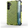 Mobigear Honeycomb Samsung Galaxy S24 Plastique rigide Coque arrière Antichoc - Vert