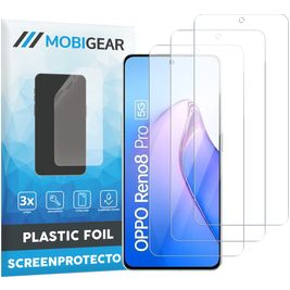 Mobigear OPPO Reno 8 Pro Protection d'écran Film - Compatible Coque (Lot de 3)