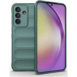 Mobigear Bumpy Coque Samsung Galaxy A56 Coque arrière en TPU Souple - Dark Green