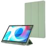 Mobigear Tri-Fold Gel Coque Samsung Galaxy Tab A9 Plus (2023) Etui en TPU,Similicuir + Porte-crayon - Vert