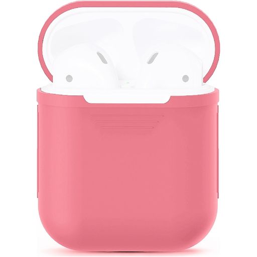 Mobigear Colors Coque Apple AirPods 1 Coque en Silicone Souple - Rose