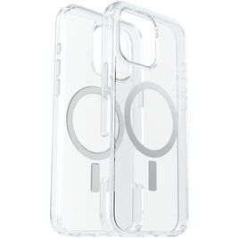 Otterbox Symmetry Plus Coque Transparente iPhone 16 Pro Max MagSafe Coque arrière Rigide Anti-Chocs - Transparent
