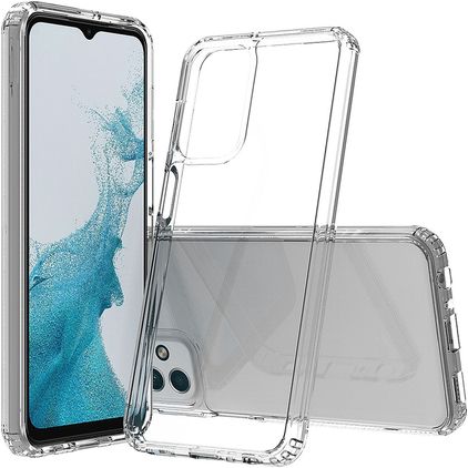 Mobigear Crystal Transparent Samsung Galaxy A23 Plastique rigide Coque arrière - Transparent