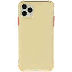 Mobigear Cushion Coque iPhone 12 Pro Max Coque arrière en TPU Souple Anti-Chocs - Or