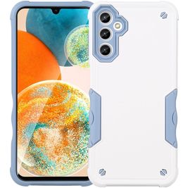 Mobigear Non-slip Armor Coque Samsung Galaxy A14 Coque arrière Rigide Anti-Chocs - Blanc