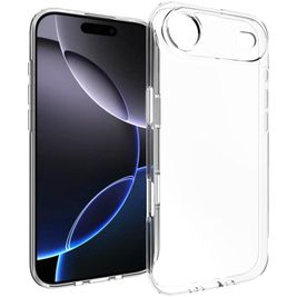 Mobigear Basics Coque Transparente iPhone Air Coque arrière en TPU Souple - Transparent
