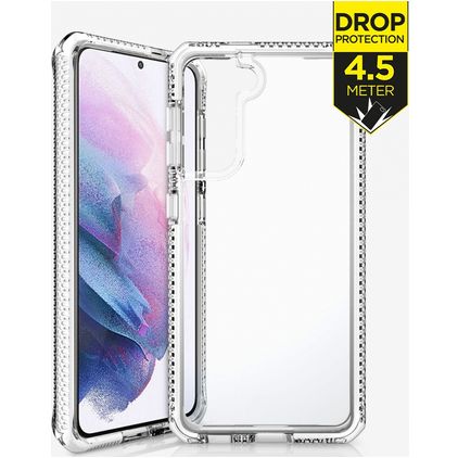 ITSkins SupremeClear Coque Transparente Samsung Galaxy S21 Plus Coque arrière Rigide Anti-Chocs - Transparent