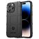 Mobigear Rugged Shield Coque iPhone 14 Pro Max Coque arrière en TPU Souple Anti-Chocs - Noir