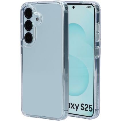Mobiparts Classic Hardcover Coque Transparente Samsung Galaxy S25 Coque arrière Rigide - Transparent