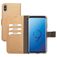 Mobiparts Saffiano Wallet Housse iPhone XS Max Etui Porte-Monnaie - Copper