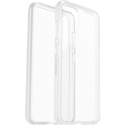 OtterBox React Coque Transparente Samsung Galaxy S24 Coque arrière Rigide Anti-Chocs - Transparent