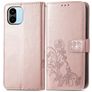 Mobigear Clover Housse Xiaomi Redmi A1 4G Etui Porte-Monnaie - Rose doré