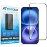 Mobigear Premium iPhone 16 Verre trempé Protection d'écran - Compatible coque - Noir