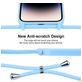 Mobigear Lanyard iPhone 14 Pro Coque avec cordon en Silicone - Baby Blue
