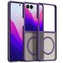 Mobigear Shockproof Coque Samsung Galaxy Z Flip 8 MagSafe Coque arrière Rigide - Violet