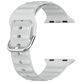 Mobigear Bumpy Bracelet Silicone Apple Watch Fermeture boucle ardillon - 42/41/40/38 mm - Gris