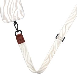 MIO Lanyard - Cordon de téléphone universel ajustable - Sandy Zebra