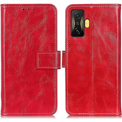 Mobigear Basic Housse POCO F4 GT Etui Porte-Monnaie - Rouge