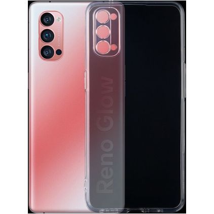 Mobigear Ultra Thin Coque Transparente OPPO Reno 4 Pro 5G Coque arrière en TPU Souple Extra-fin - Transparent