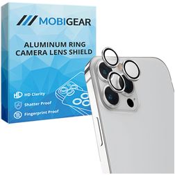 Mobigear Single iPhone 13 Pro Verre trempé Protection Objectif Caméra - Compatible Coque - Argent