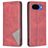 Mobigear Rhombus Slim Housse Google Pixel 10a Etui - Rouge