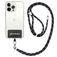 Mobigear Lanyard - Cordon de téléphone universel ajustable - Noir / Or