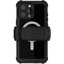 Ghostek Nautical Belt Coque iPhone 16 Pro Max MagSafe Coque arrière Imperméable Rigide Anti-Chocs - Noir
