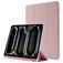 Mobigear Tri-Fold Gel Coque iPad Pro 13 Pouces (2024) Etui en TPU,Similicuir + Porte-crayon - Rose