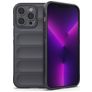 Mobigear Bumpy iPhone 14 Pro Max TPU souple Coque arrière - Gris anthracite