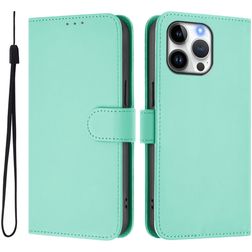 Mobigear Urban Wallet Housse iPhone 16 Pro Max Etui Porte-Monnaie - Vert